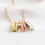 Personalised Initial Shape Bar Necklace, thumbnail 1 of 10
