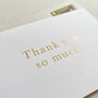 Gold Foil Thank You Card, thumbnail 2 of 2
