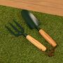 Personalised Fork And Trowel Gardening Set, thumbnail 8 of 8