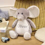 Personalised Elephant Teddy Bear Soft Toy, thumbnail 5 of 6