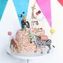 Personalised Party Animal Safari Cake Toppers, thumbnail 6 of 6