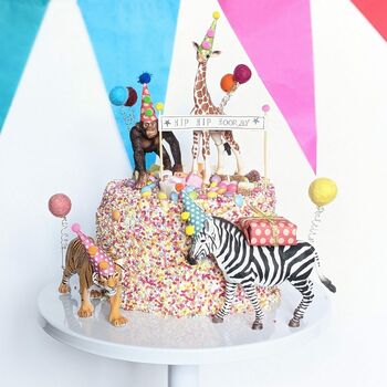 Personalised Party Animal Safari Cake Toppers, 6 of 6