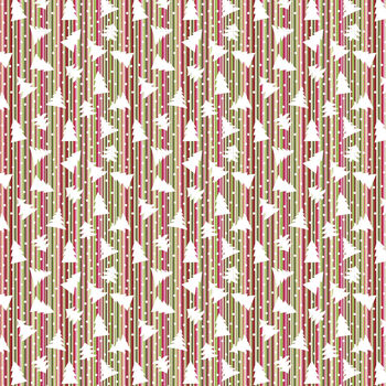 Luxury Striped Christmas Tree Gift Wrapping Paper, Superior Thickness, 3 of 9