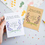 10 Personalised Lavender Seed Christening Favours, thumbnail 1 of 4