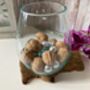 Large Molten Glass Bowl On Driftwood Handmade Pot Pourri Nuts Floating Flower Bowl, thumbnail 3 of 10