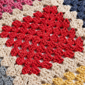 Catalonia Granny Squares Blanket Crochet Kit, 4 of 11