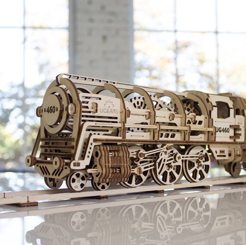 Build Your Own Moving Model Steam Locomotive By U Gears, 1 of 12