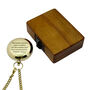 Engraved Push Button Compass For Graduation Gift, thumbnail 3 of 9