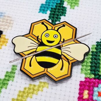 Jigsaw Bee Cross Stitch Kit, 3 of 7
