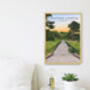 Streatham Common London Travel Poster Art Print, thumbnail 3 of 8