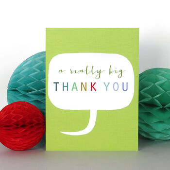 Mini A Really Big Thank You Card, 3 of 3