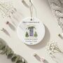 Personalised New Home Christmas Door Bauble, thumbnail 3 of 5