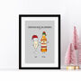 'Christmas With..' Personalised Drinks Print, thumbnail 5 of 7