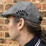 Personalised Dad/Grandad Music Hobby Flat Cap, thumbnail 3 of 5