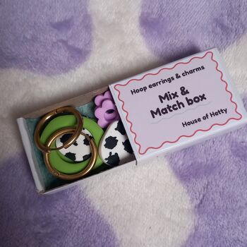 Hoops And Charms Mix And Match Box Green, 3 of 3