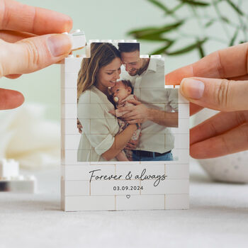 Personalised New Baby Photo Block For New Parents, 7 of 10