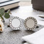 Usher Round Cufflinks, thumbnail 1 of 8