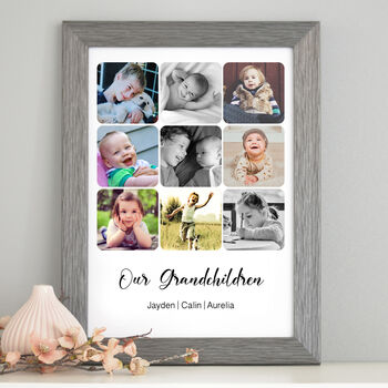 Personalised Grandchildren Photo Collage, 6 of 8