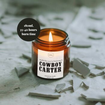 Cowboy Carter Beyoncé Candle, Beyoncé Gifts, 2 of 12