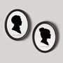 Custom Silhouette Portrait Print, Classic Family Portraits Gallery Wall Decor, thumbnail 5 of 11