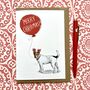 Parson Russell Terrier Christmas Card, thumbnail 1 of 2