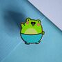 Cute Frog Enamel Pin, thumbnail 3 of 4