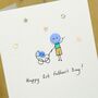 Personalised 'Button Pram' Handmade New Baby Card, thumbnail 7 of 10
