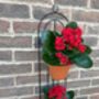 Wall Plant Pot Hanger 70cm Black Metal Garden Wall Planter Holder Bracket, thumbnail 10 of 10