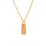 Gold Pave Bar Necklace, thumbnail 2 of 9