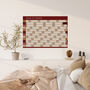 2025 Wall Planner A2 Calendar Organiser In Burgundy, thumbnail 7 of 7