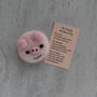 Wool Felt Pig Spirit Animal Gift In A Matchbox, thumbnail 4 of 7