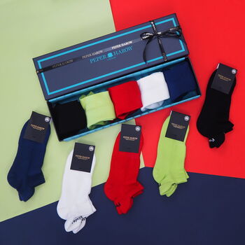 Organic Sport Women’s Trainer Socks Gift Box – Vibrant, 3 of 8