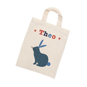 Personalised Child's Rabbit Gift Bag, 3 of 3