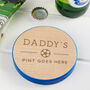 Personalised Hobby Beer Coaster Father’s Day Gift For Dad, thumbnail 1 of 8
