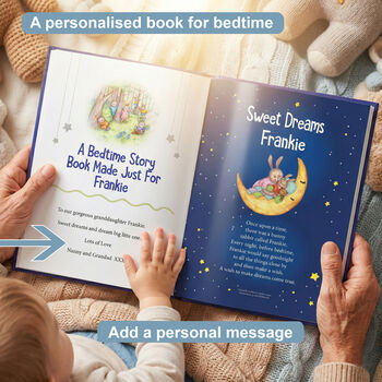 Personalised Goodnight Sweet Dreams Bedtime Story Book, 3 of 12