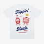 Flippin' Heck Pancake T Shirt In White, thumbnail 1 of 2