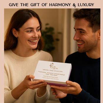 Crystal Soap Gift Set For Women / Surprise In A Soap With Genuine Gemstones Inside / Christmas Gifts, 5 of 12