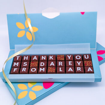 Thank You Personalised Box Of Chocolates, 5 of 8