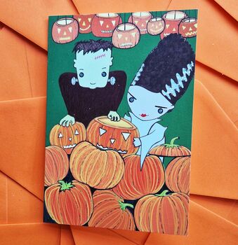 'Halloween' Mixed Pack Of Eight Cards, 6 of 9