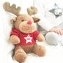 Personalised Christmas Eve Box With Reindeer Toy, thumbnail 2 of 4