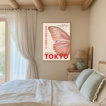 Japanese Tokyo Butterfly Exhibition Art Print, 3 of 3