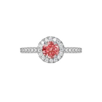 Created Brilliance Evelyn Pink Lab Grown Diamond Ring, 3 of 6
