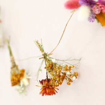 Dried Flower Posy Bunting, 6 of 10