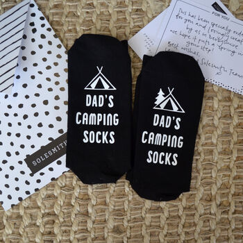 Personalised Camping Socks, 2 of 4