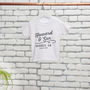 Personalised Vintage Father And Child T Shirt Set, thumbnail 2 of 10