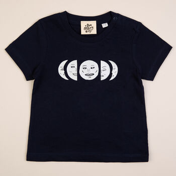 Moon Phases Babygrow Or T Shirt, 3 of 6