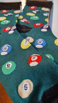 Pool Ball Socks – With Handcrafted Box, 5 of 8