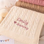 Personalised First Fathers Day Baby Blanket, thumbnail 5 of 9