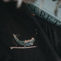 Womens 'Wild Dreamer' Black Sweatshirt, thumbnail 6 of 9