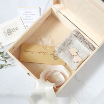Personalised Wedding Memory Keepsake Box, 2 of 5